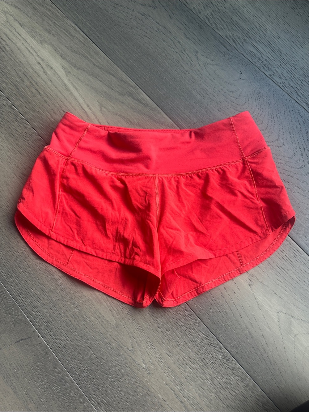 lululemon athletica Women's Athletic Shorts in Coral Red